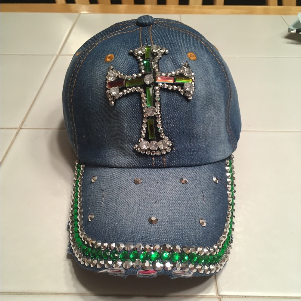 Cross Bling Hat